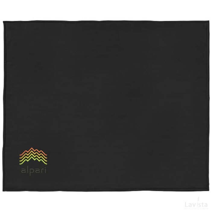 Springwood deken Zwart,Off white Zwart, Gebroken wit Zwart/Gebroken wit