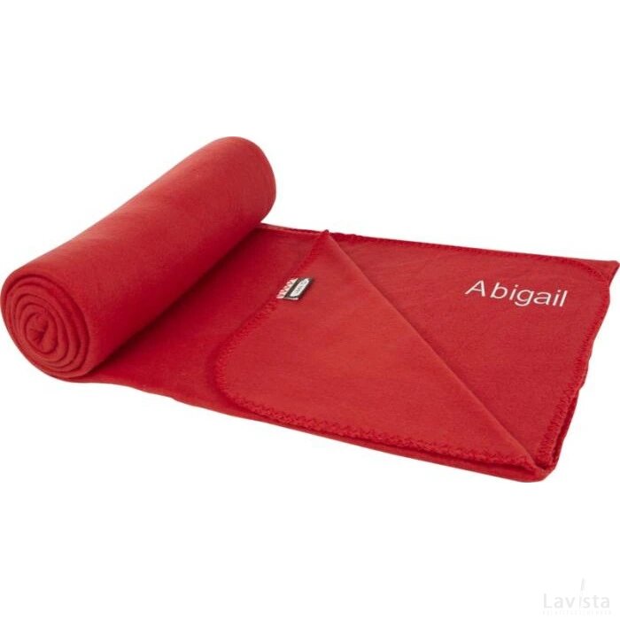 Willow RPET polair fleece deken Rood