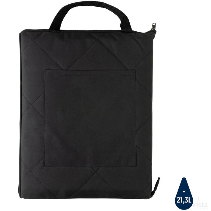 Impact Aware™ RPET opvouwbare gewatteerd picknickkleed zwart