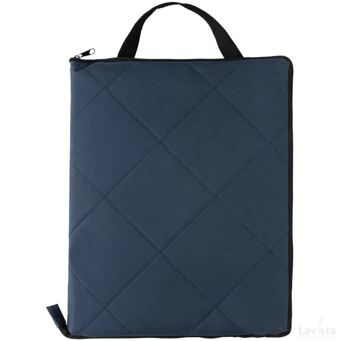 Impact Aware™ RPET opvouwbare gewatteerd picknickkleed donkerblauw