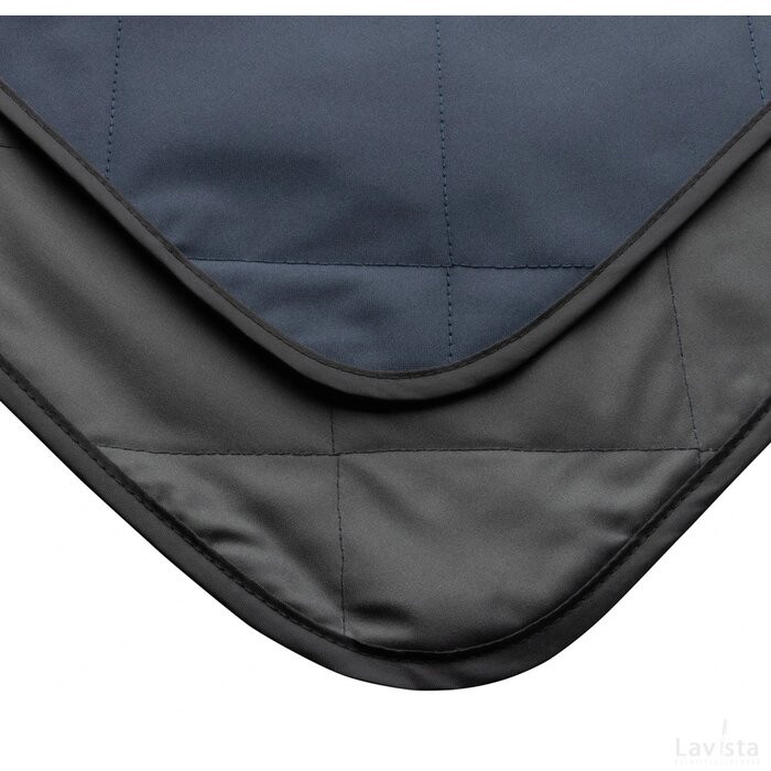 Impact Aware™ RPET opvouwbare gewatteerd picknickkleed donkerblauw