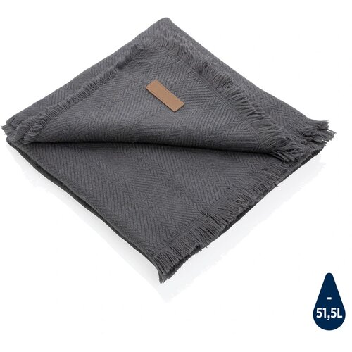 Ukiyo Aware™ Polylana®geweven deken 130x150cm grijs