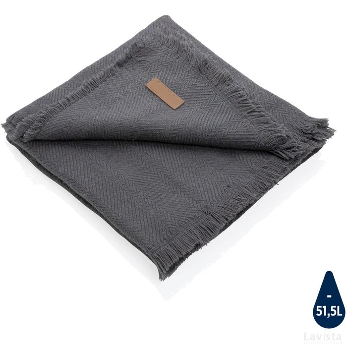 Ukiyo Aware™ Polylana®geweven deken 130x150cm grijs