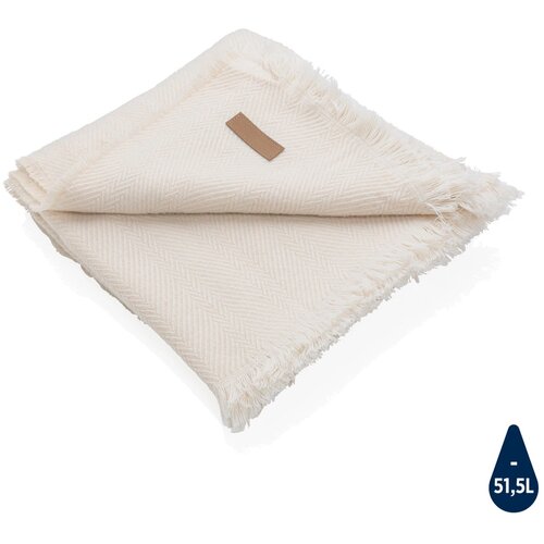 Ukiyo Aware™ Polylana®geweven deken 130x150cm gebroken wit