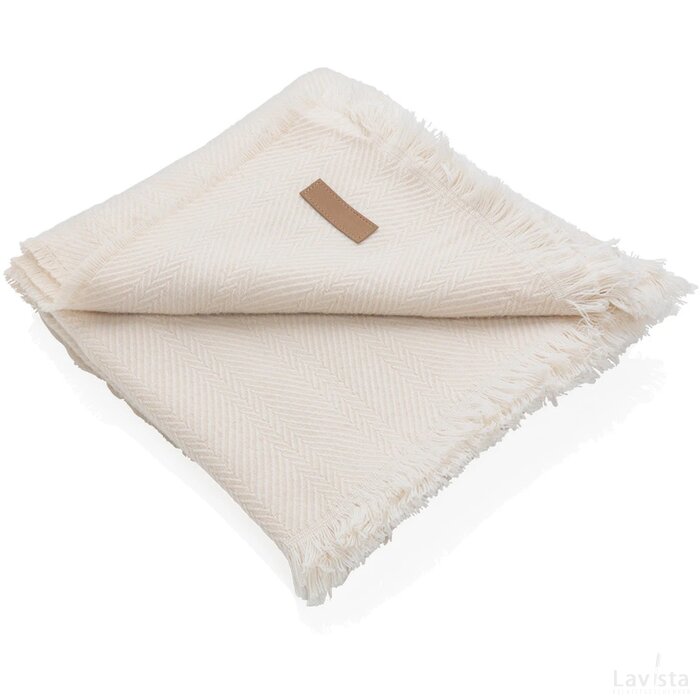 Ukiyo Aware™ Polylana®geweven deken 130x150cm gebroken wit