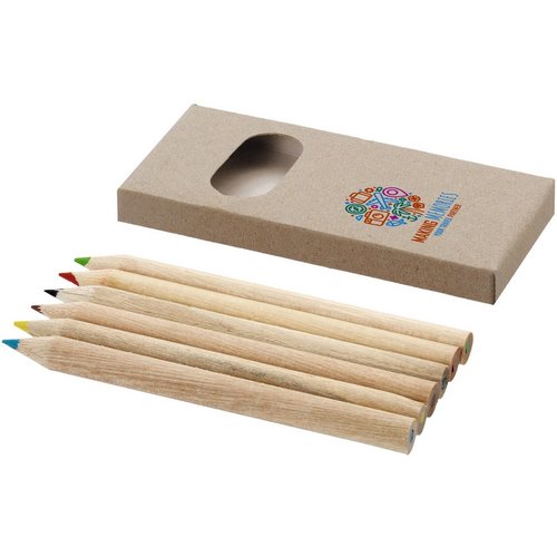 Artemaa 6-delige potlood kleurset Naturel