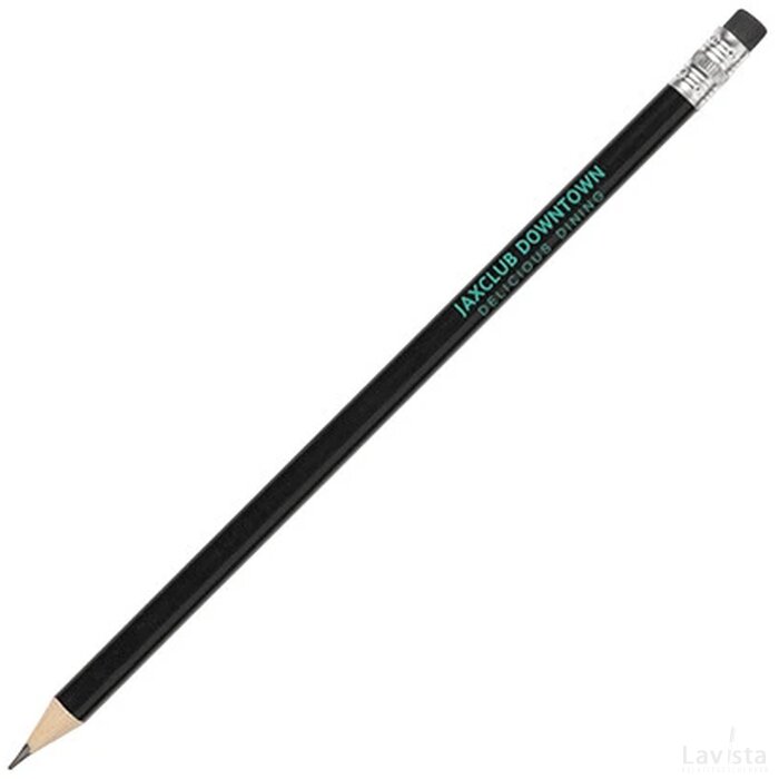 SABA potlood met gum en geslepen punt Peekay zwart