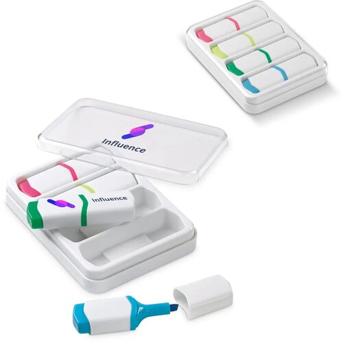 Mini tekstmarkers set van 4