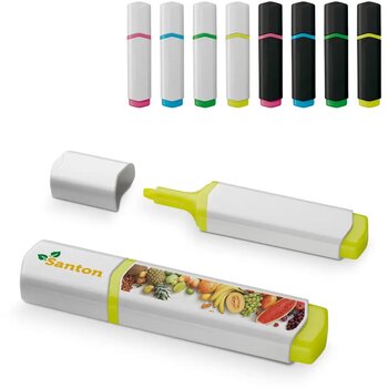 Tekstmarker wit / groen