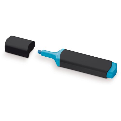 Tekstmarker zwart / blauw