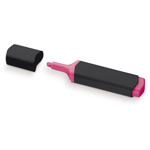 Tekstmarker zwart / roze