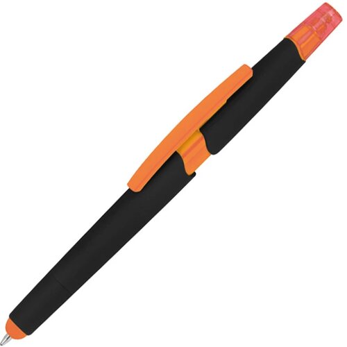 Pen met een tektstmarker oranje
