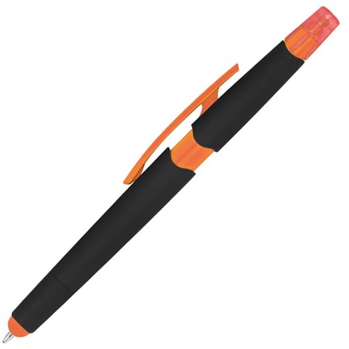 Pen met een tektstmarker oranje