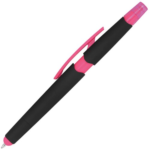 Pen met een tektstmarker roze
