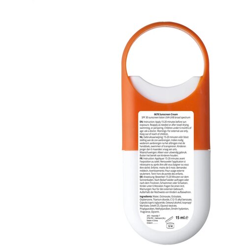 Sunscreen Cream Hookup Factor 30 Oranje