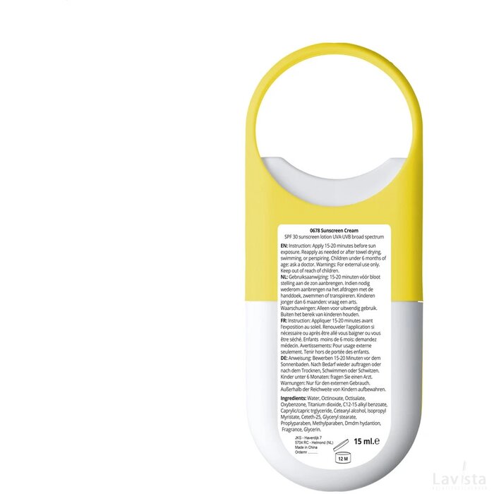 Sunscreen Cream Hookup Factor 30 Geel