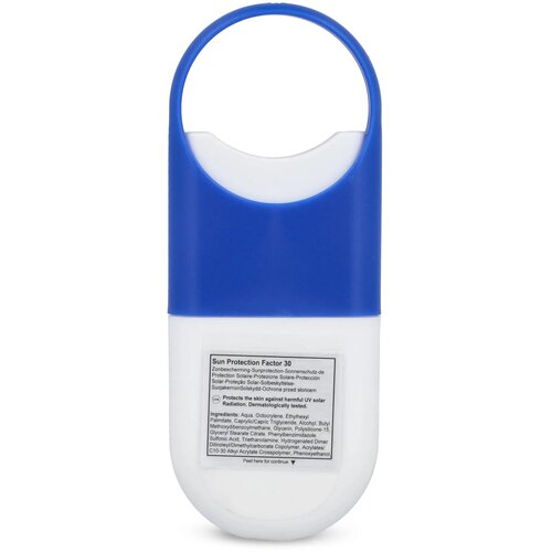 Zonnebrandspray factor 30 wit / blauw