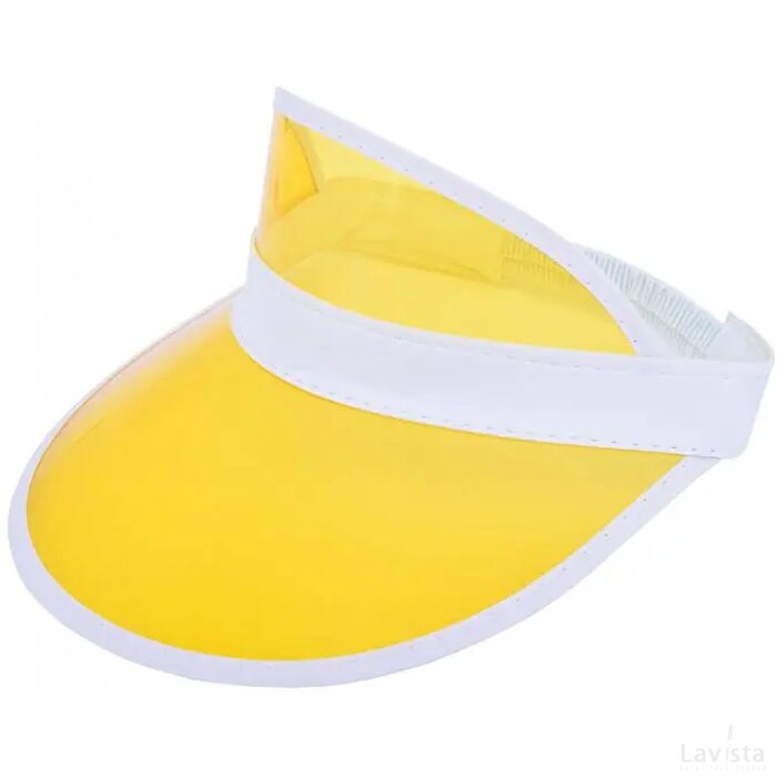 Zonneklep Met Pvc Scherm Wit