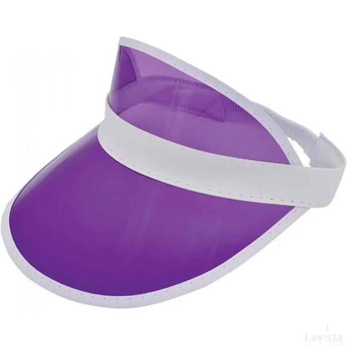 Zonneklep Met Pvc Scherm Wit