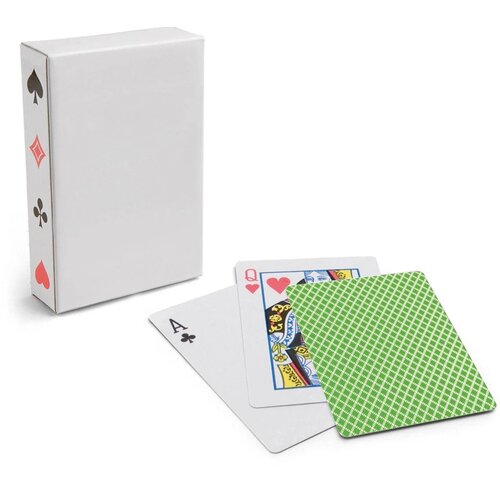 Cartes Pakje Van 54 Speelkaarten Licht Groen