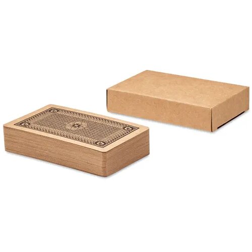 Speelkaarten van recycled papie Aruba + beige