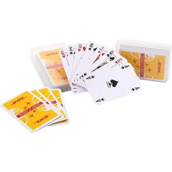 Speelkaarten in kunststof doosje Speelkaarten in kunststof doosje