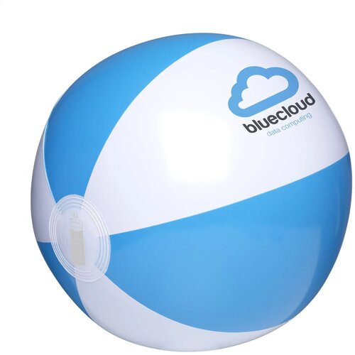 Beachball Ø 28 Cm Strandbal Wit/Blauw