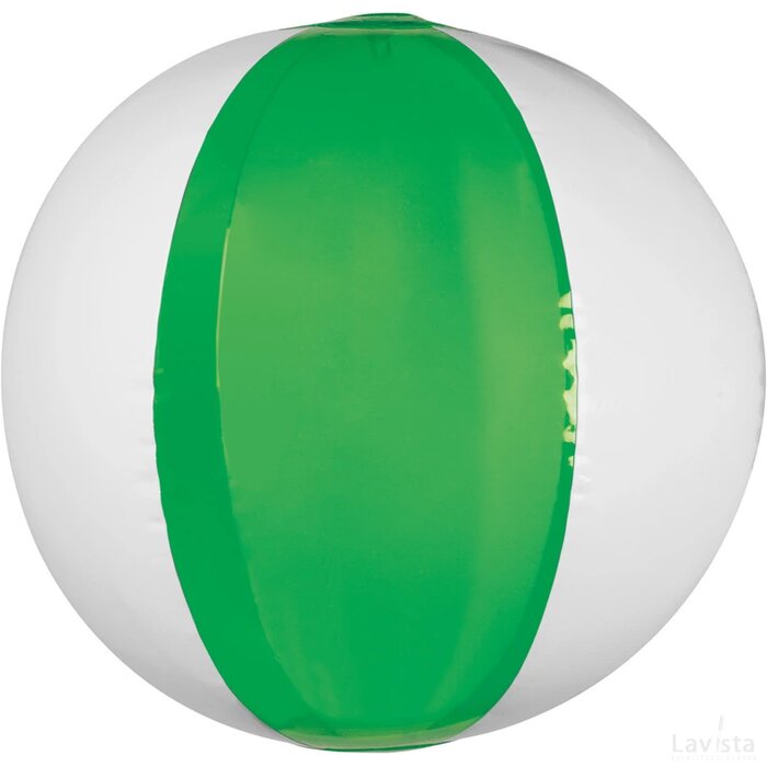 Strandbal bicolor groen