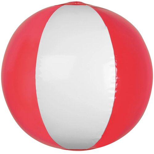 Strandbal bicolor rood