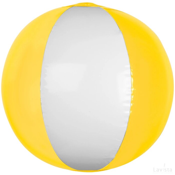 Strandbal bicolor geel