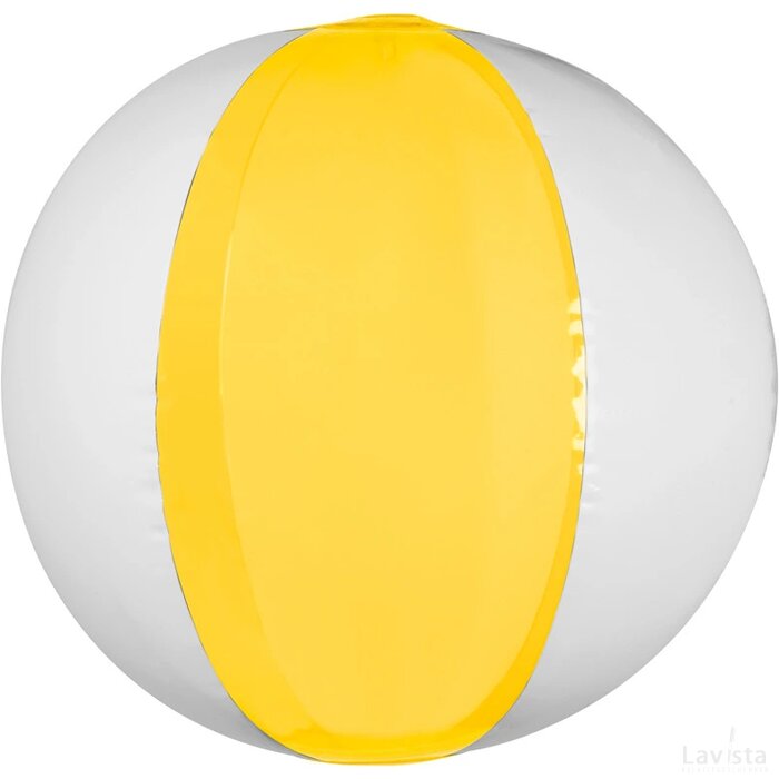 Strandbal bicolor geel