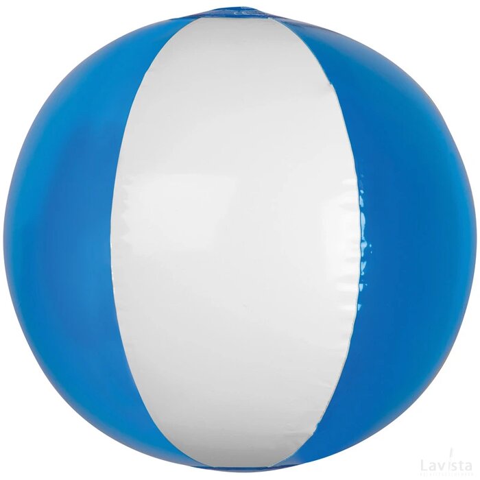 Strandbal bicolor blauw