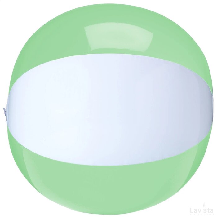 Beachball Ø 30 Cm Wit/Limegroen