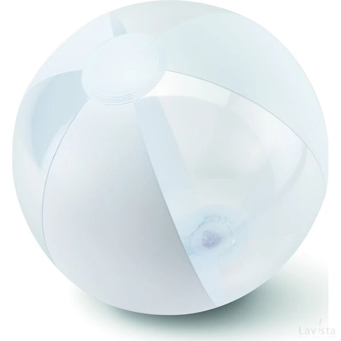 Opblaasbare strandbal Aquatime wit