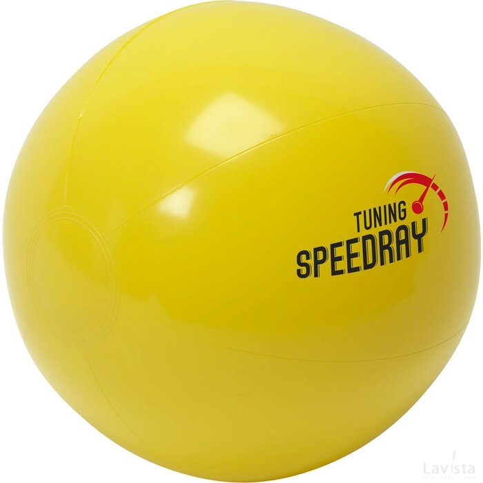 Beachball Solid Ø 40 Cm Strandbal Geel