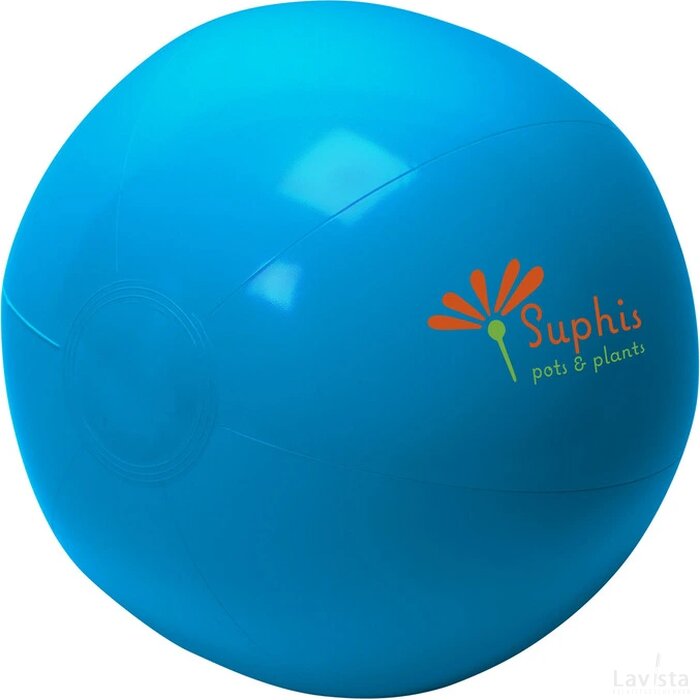 Beachball Solid Ø 40 Cm Strandbal Blauw