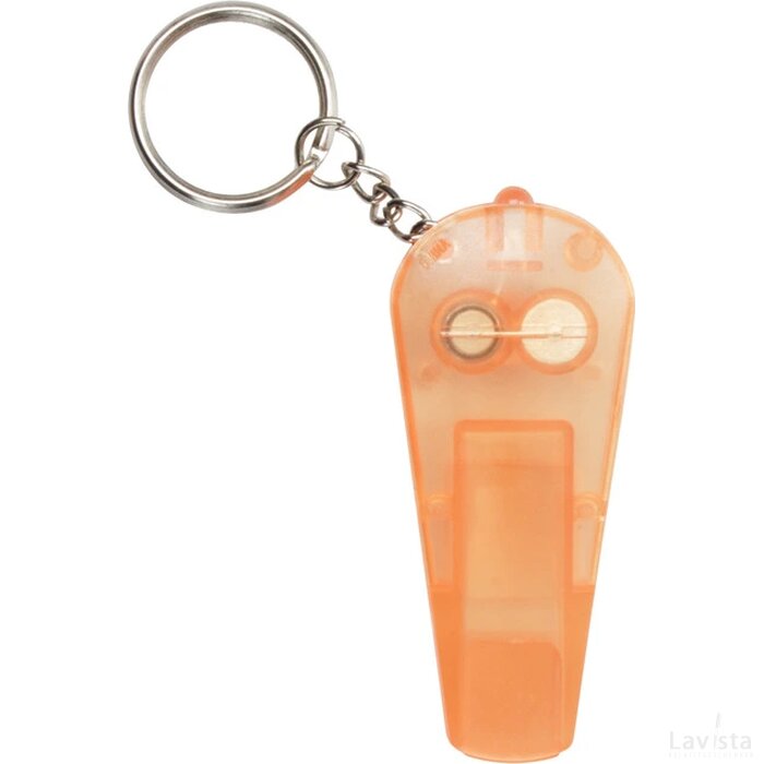 Coach Sleutelhanger Met Fluit Oranje