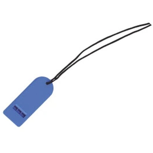Fluitje met safetykoord Blauw