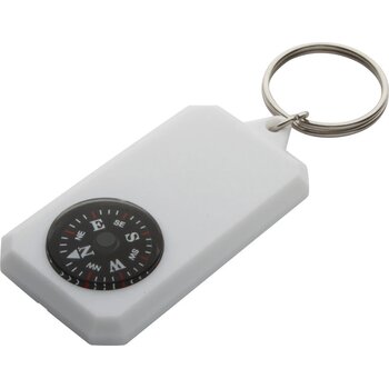 Magellan Sleutelhanger Met Kompas Wit Magellan Sleutelhanger Met Kompas Wit