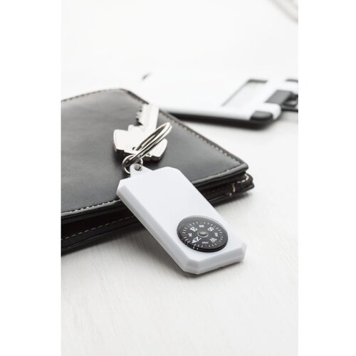 Magellan Sleutelhanger Met Kompas Wit