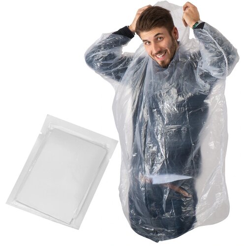 Regenponcho transparant transparant