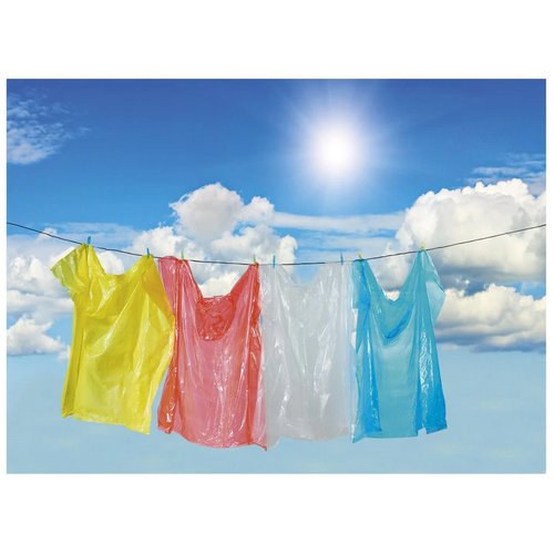 Clear Regenjas Geel