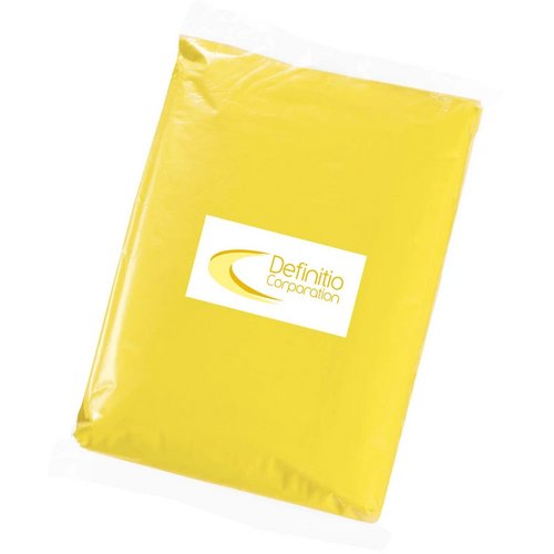 Clear Regenjas Geel