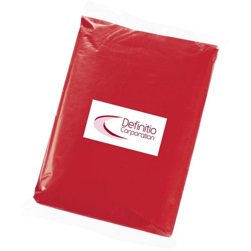 Clear Regenjas Rood