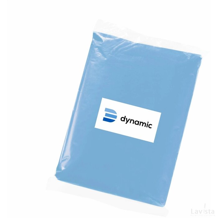 Clear Regenponcho Lichtblauw