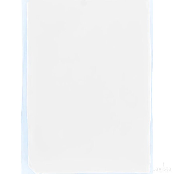 Ziva wegwerp regenponcho met opbergtasje Wit