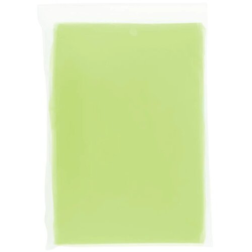 Ziva wegwerp regenponcho met opbergtasje Lime