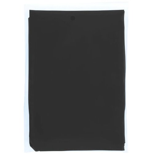 Ziva wegwerp regenponcho met opbergtasje Zwart
