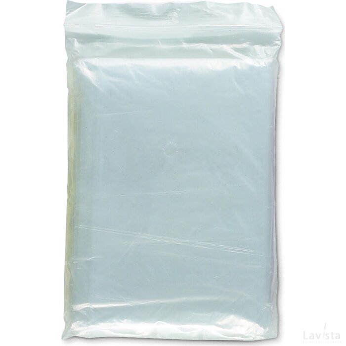 Opvouwbare poncho Sprinkle transparant