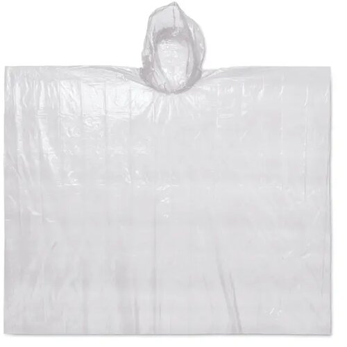 Opvouwbare poncho Sprinkle transparant